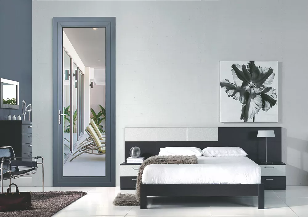 Non-Insulated Aluminum Alloy Swing Door