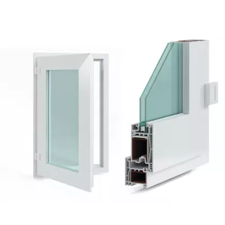 Plastic-Steel Flat Door